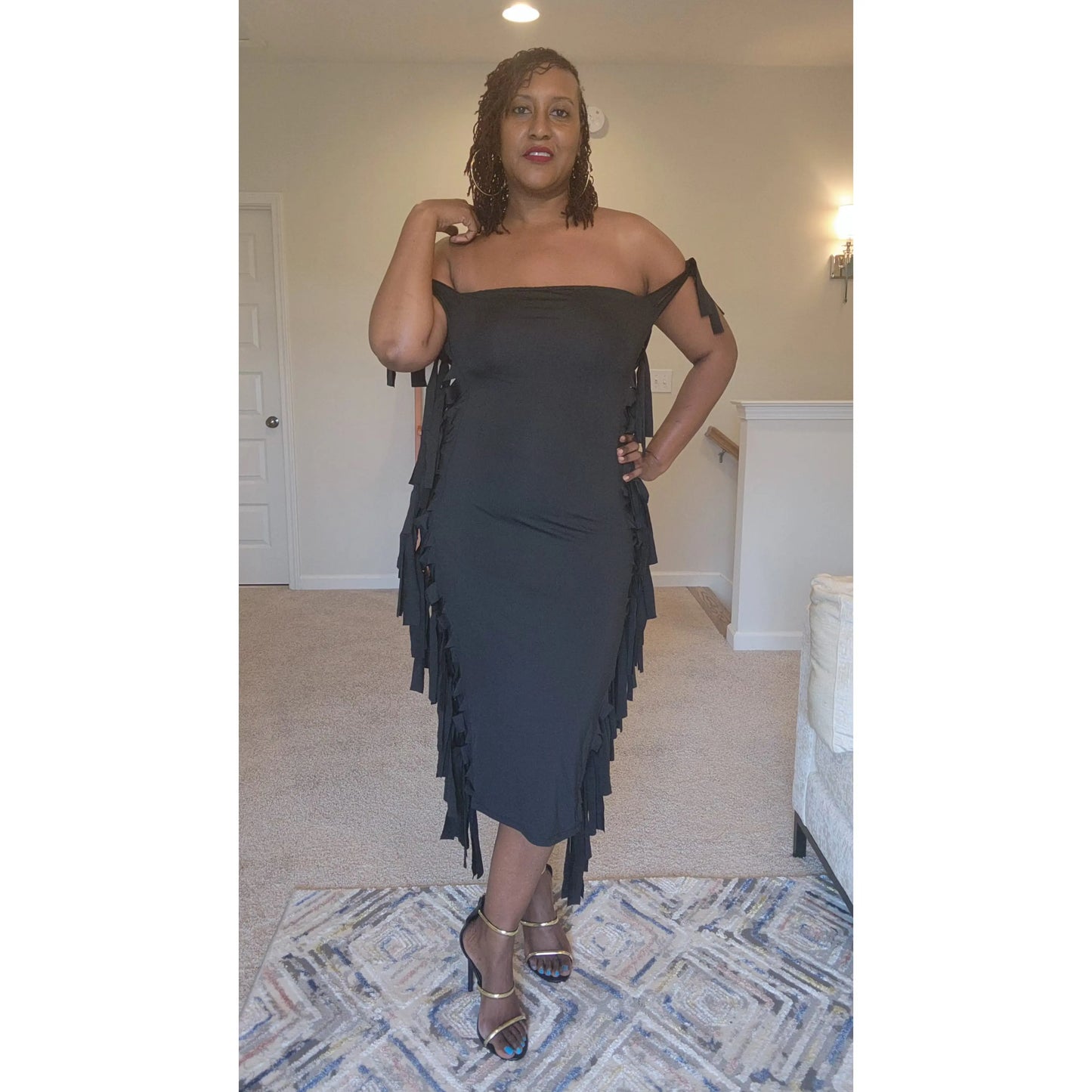 Tube Ruffle Dress