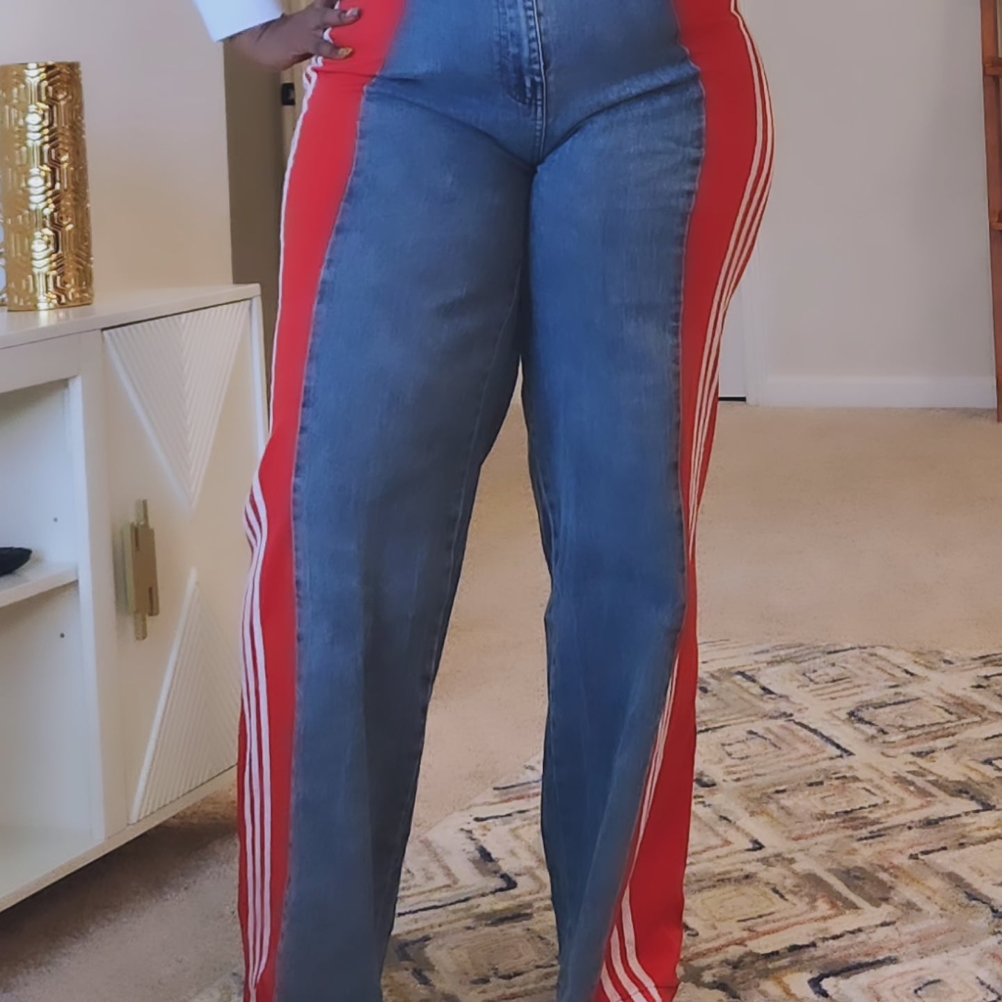 Wide Leg Jeans (Reg & Plus sizes)