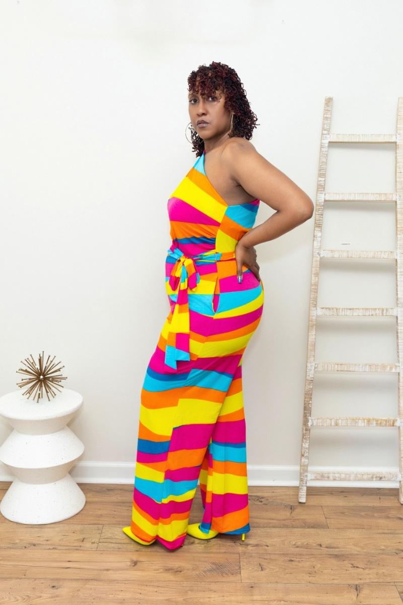 (Plus Size) Bright Energy Jumpsuit
