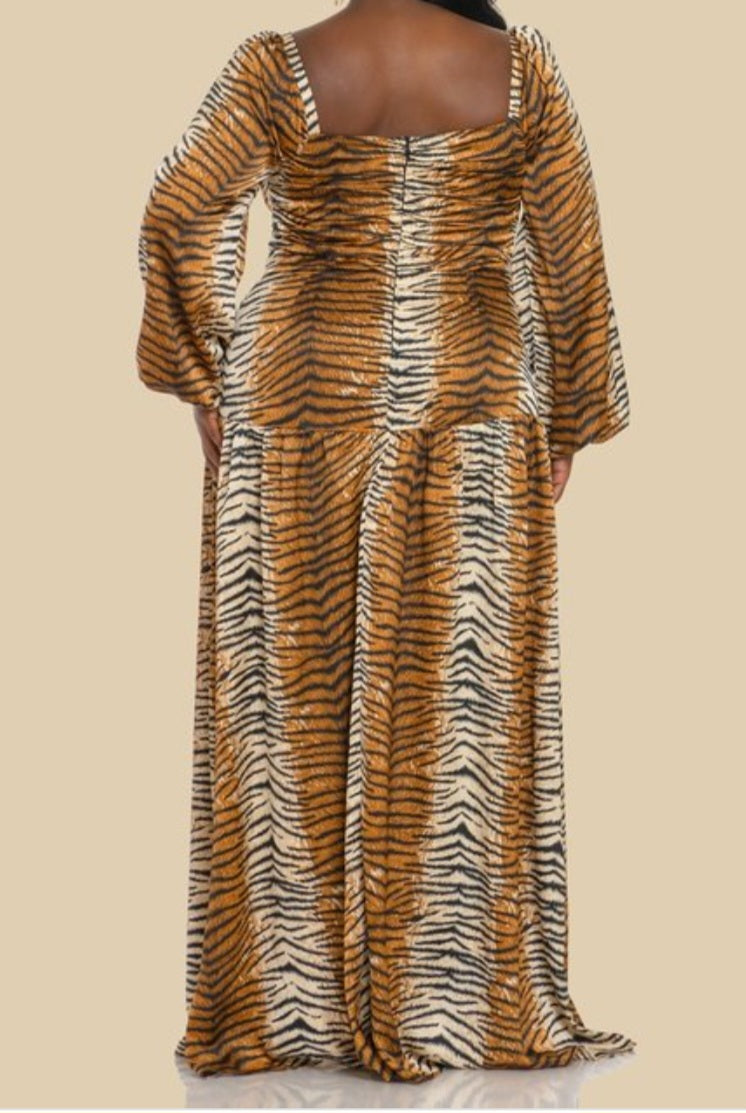 ANIMAL PRINT Maxi Dress (Reg & Plus sizes)