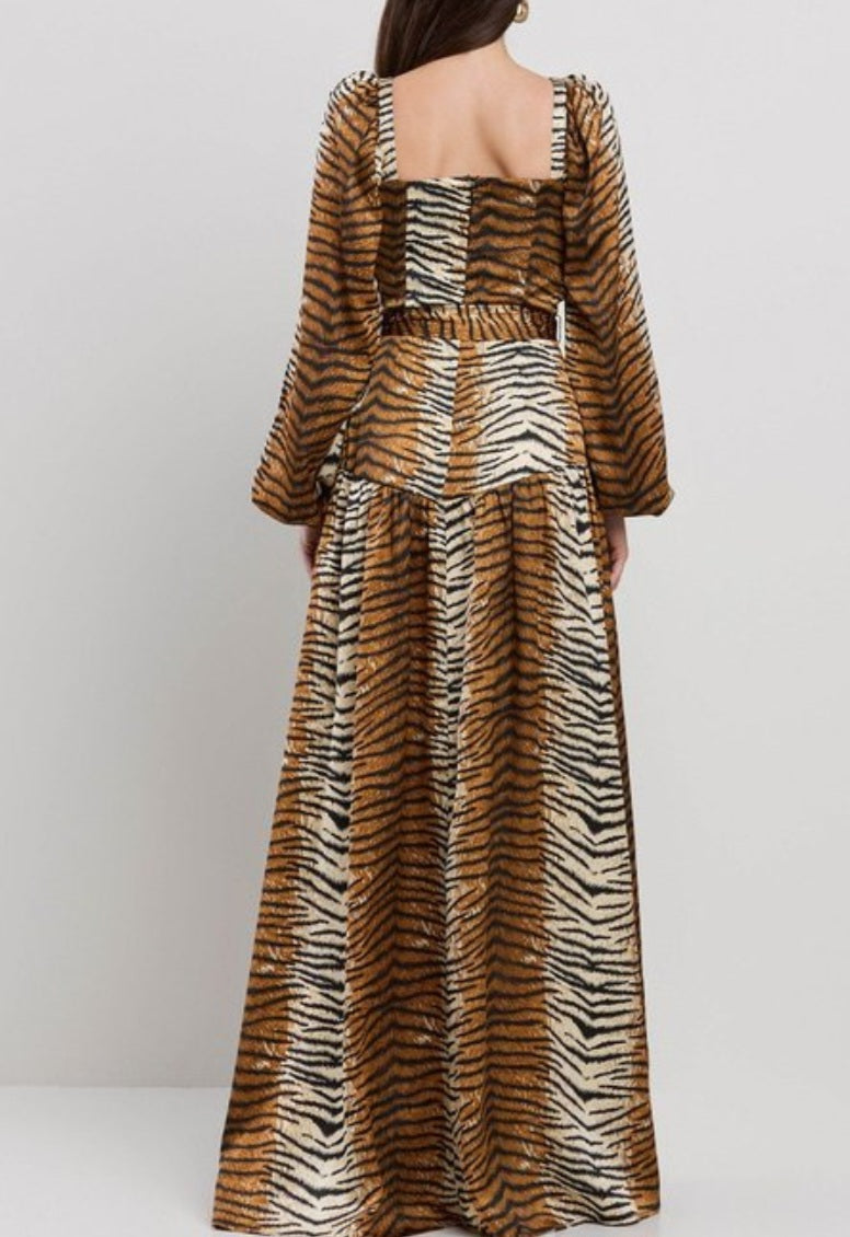 ANIMAL PRINT Maxi Dress (Reg & Plus sizes)