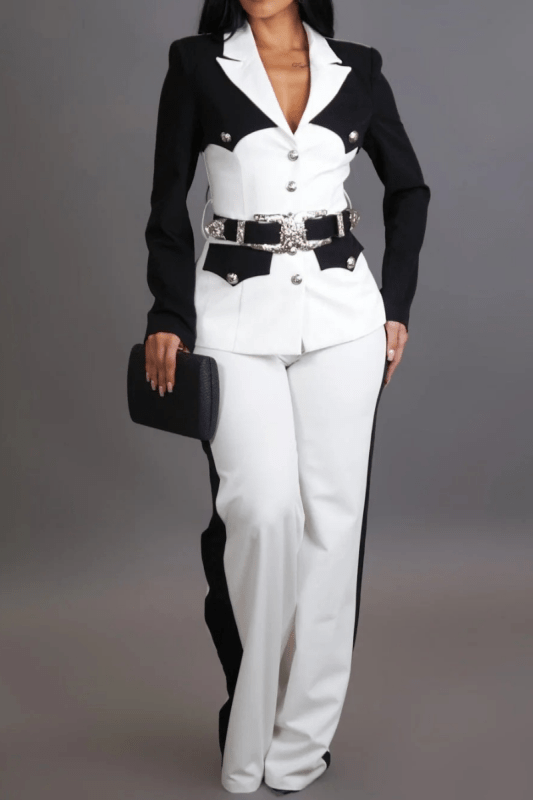 All Business Pants Suit - What A Diva Wears Boutique