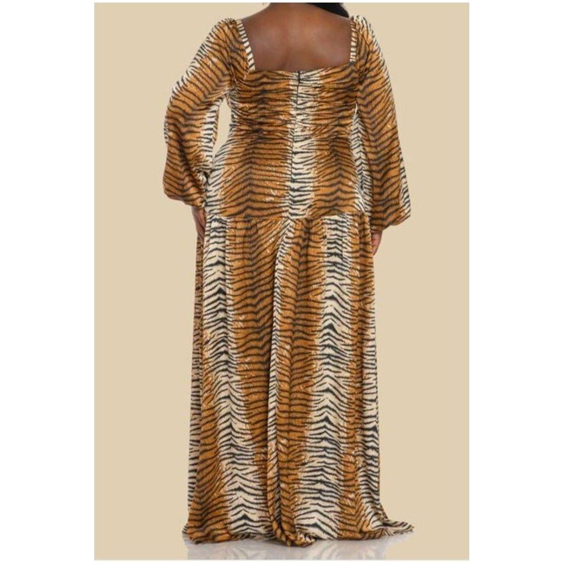 ANIMAL PRINT Maxi Dress (Reg & Plus sizes) - What A Diva Wears