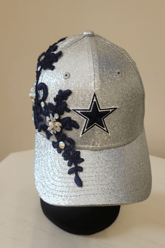 Blinged Out Dallas Cowboys Hat - What A Diva Wears Boutique