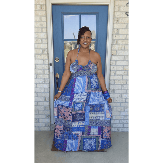 Boho Breeze Patchwork Maxi - What A Diva Wears Boutique