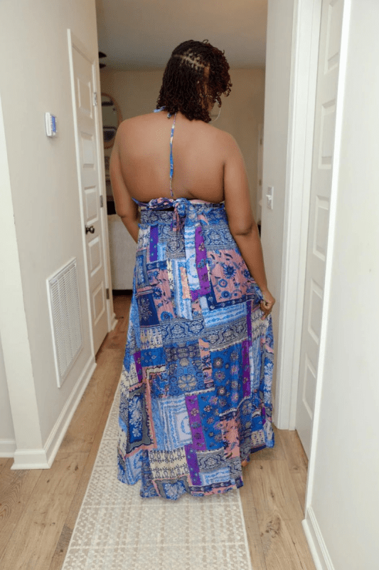 Boho Breeze Patchwork Maxi Dress - What A Diva Wears Boutique
