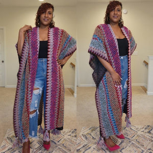 Cardian Tassel Kimono - What A Diva Wears