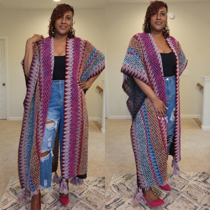 Cardian Tassel Kimono - What A Diva Wears