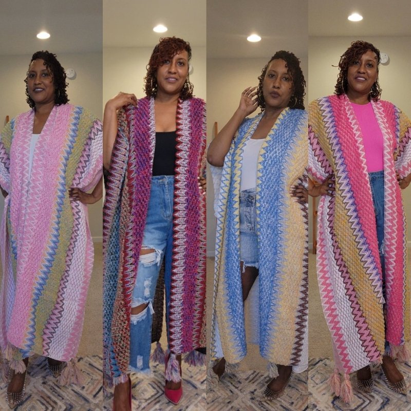 Cardigan Tassel Kimono - What A Diva Wears
