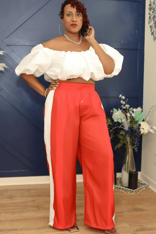 Color Block Jogger Pants (Reg & Plus Size) - What A Diva Wears Boutique