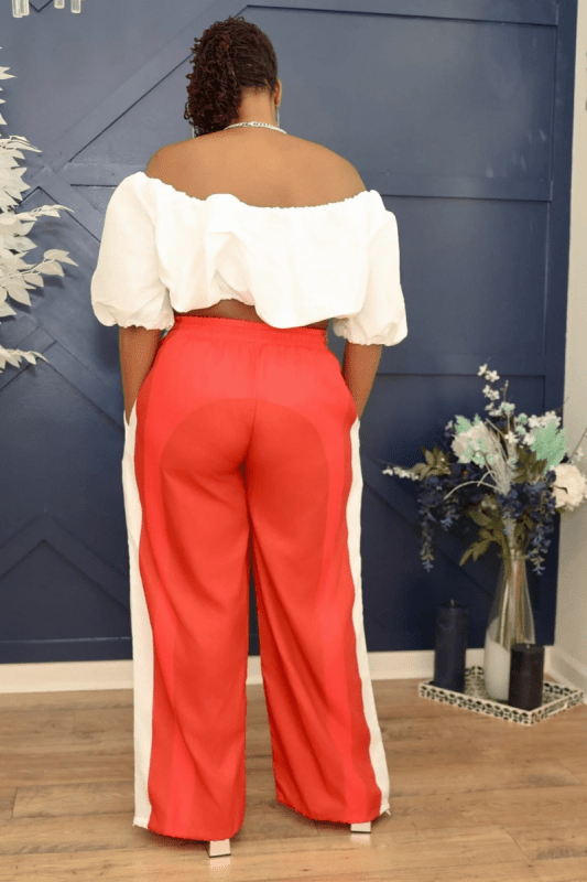 Color Block Jogger Pants (Reg & Plus Size) - What A Diva Wears Boutique