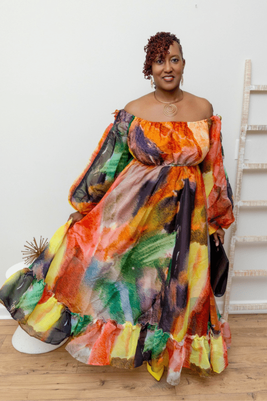 Color Muse Maxi Dress (Reg & Plus Sizes) - What A Diva Wears Boutique