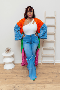 Color Rush Duster (One Size) - What A Diva Wears Boutique
