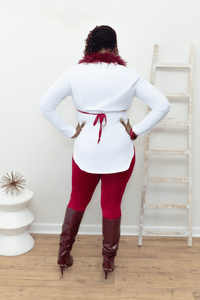 Crimson Heat Fur Set - What A Diva Wears Boutique