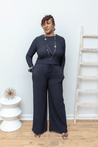 Crinkled & Chic Set (Reg & Plus Sizes) - What A Diva Wears Boutique
