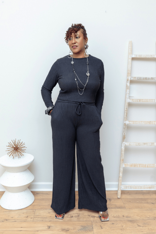 Crinkled & Chic Set (Reg & Plus Sizes) - What A Diva Wears Boutique