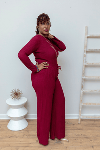 Crinkled & Chic Set (Reg & Plus Sizes) - What A Diva Wears Boutique