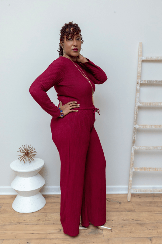 Crinkled & Chic Set (Reg & Plus Sizes) - What A Diva Wears Boutique
