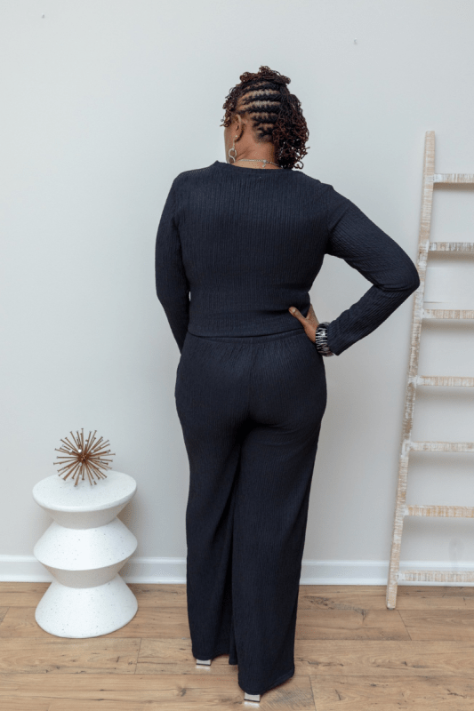 Crinkled & Chic Set (Reg & Plus Sizes) - What A Diva Wears Boutique