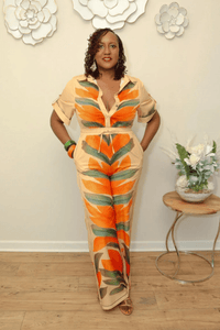 Heatwave Hues Jumpsuit - What A Diva Wears Boutique