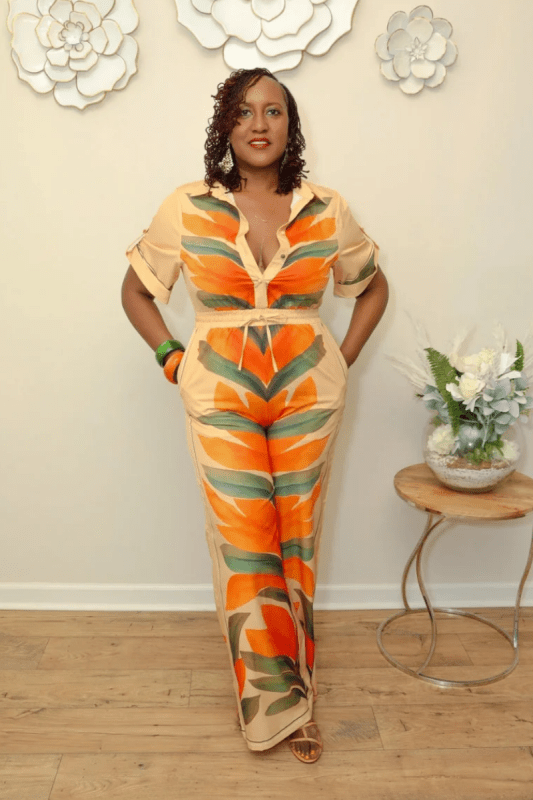Heatwave Hues Jumpsuit - What A Diva Wears Boutique