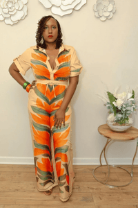 Heatwave Hues Jumpsuit - What A Diva Wears Boutique