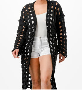Knitted Cardigan (OS) - What A Diva Wears Boutique