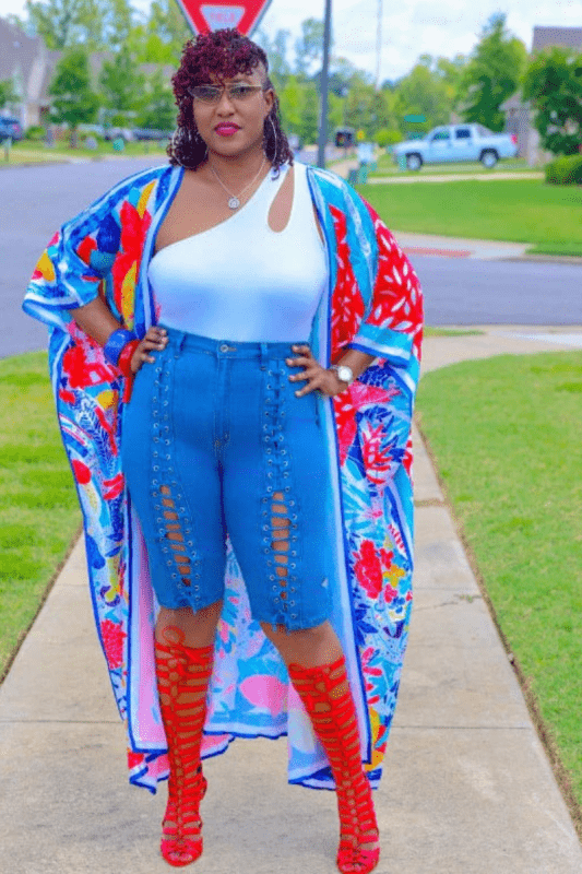 Lace Up Bermuda Shorts (Reg & Plus Sizes) - What A Diva Wears Boutique