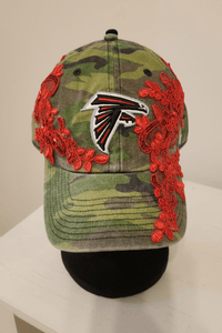 Laced out Falcons Hat - What A Diva Wears Boutique