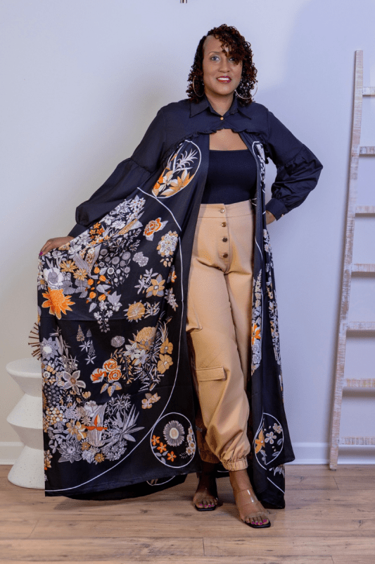 Midnight Muse Kimono (OS) - What A Diva Wears Boutique