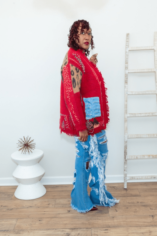 Mix Mood Sweater (OS) - What A Diva Wears Boutique