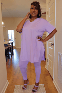 Oversized Lounging Set (Regular and Plus Sizes) - What A Diva Wears Boutique