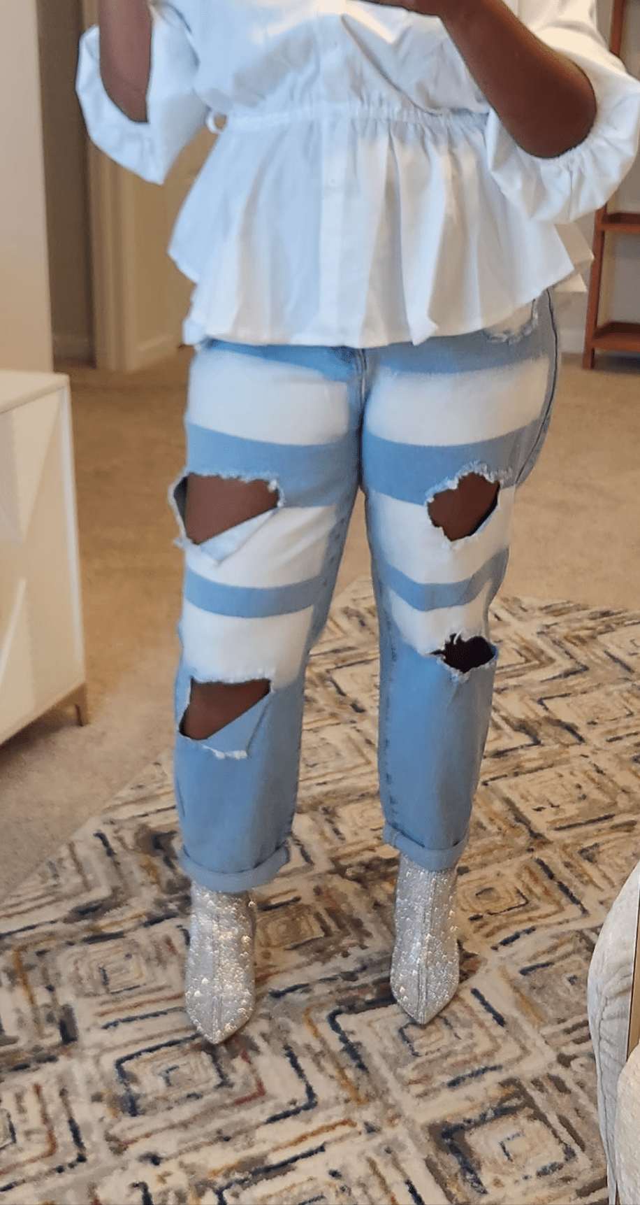 Plus Size High Waist Mom Jeans - What A Diva Wears