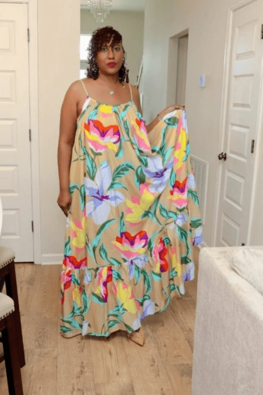 (Plus Size) Island Bloom Maxi Dress - What A Diva Wears Boutique