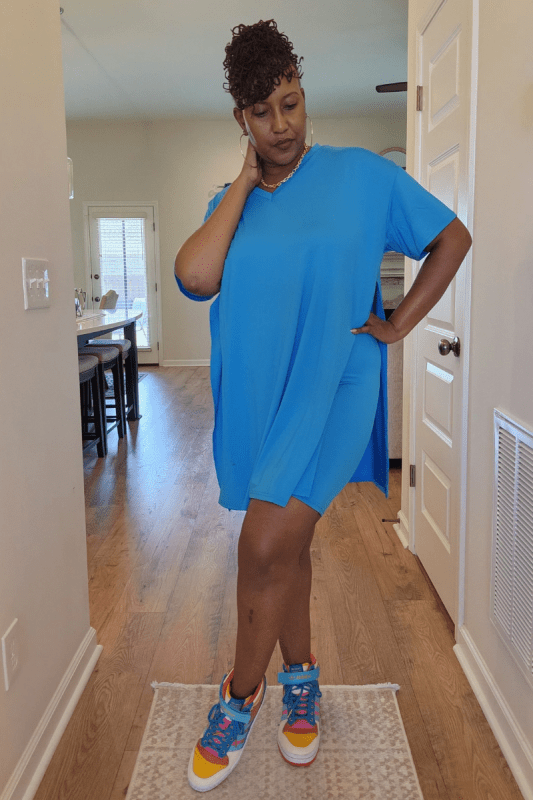 Plus Size Oversized Lounging Shorts set (3X only) - What A Diva Wears Boutique