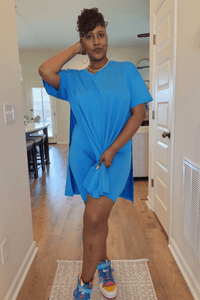 Plus Size Oversized Lounging Shorts set (3X only) - What A Diva Wears Boutique
