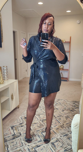 Plus Size Pretty Lady Sequin Romper - What A Diva Wears