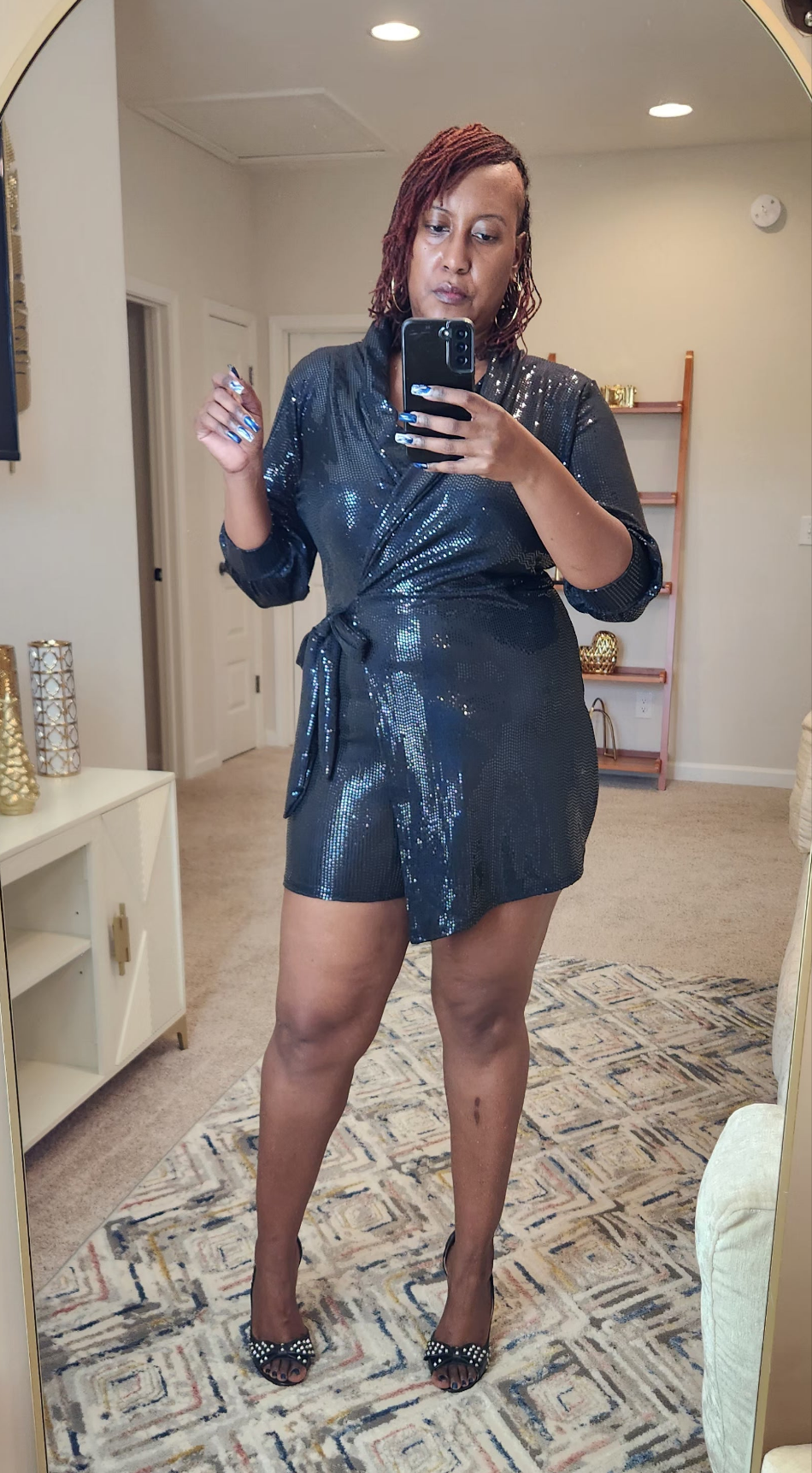Plus Size Pretty Lady Sequin Romper - What A Diva Wears