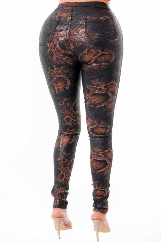 Plus Size Snake Scale Plus Size pants - What A Diva Wears