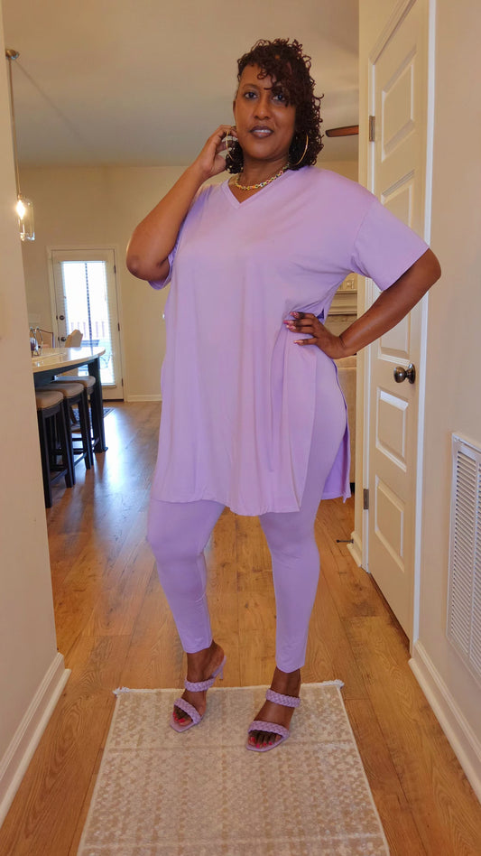 Oversized Lounging Set (Regular and Plus Sizes)