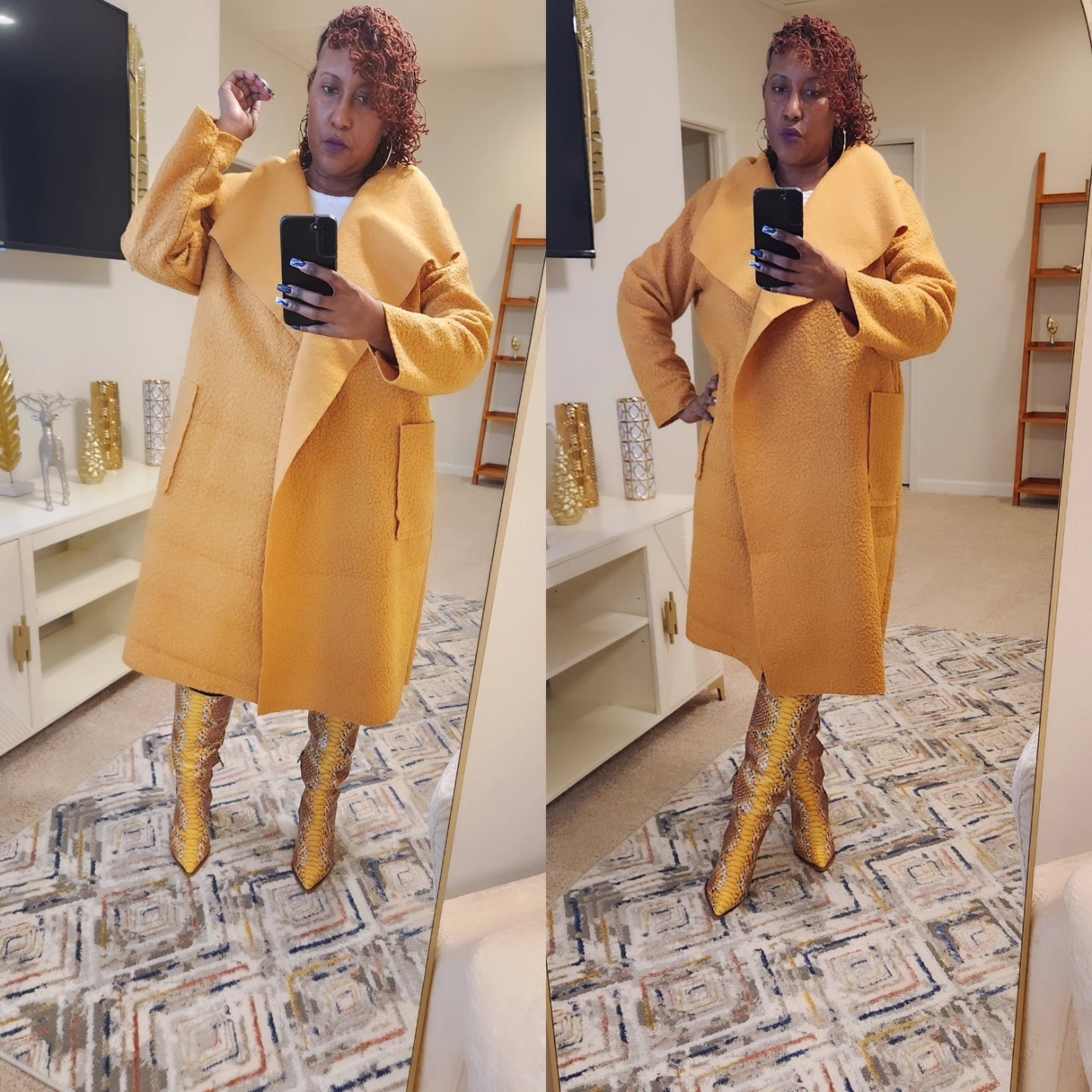 Draped Waterfall Coat (One Size)