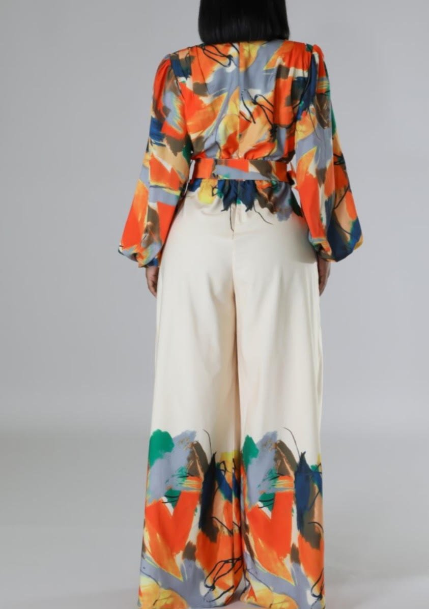 Sangria and Sunset Jumpsuit - What A Diva Wears