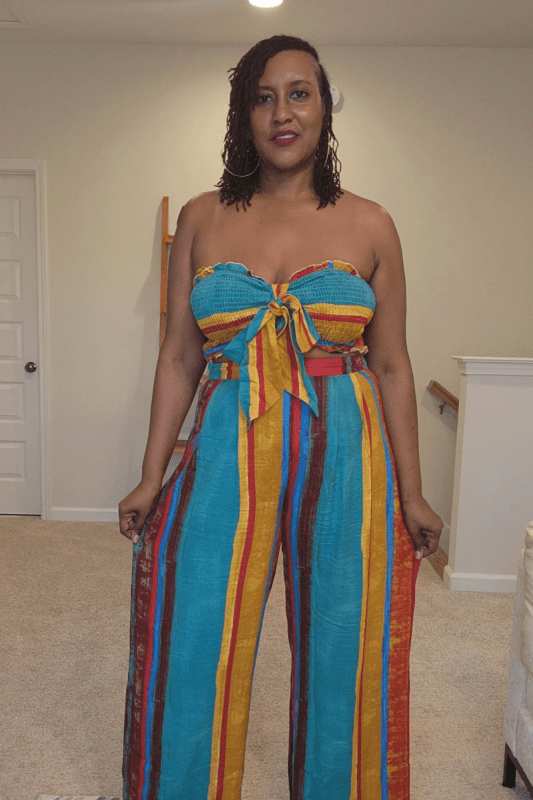 Smocked Front Bow Tie Set - What A Diva Wears Boutique