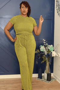 Striped & Chic Set - What A Diva Wears Boutique
