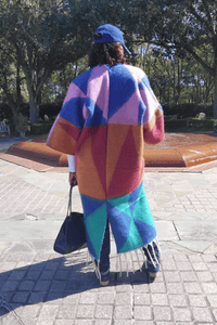 Vivid Vibes Kimono (OS) - What A Diva Wears Boutique