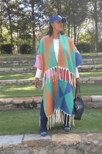 Vivid Vibes Kimono (OS) - What A Diva Wears Boutique